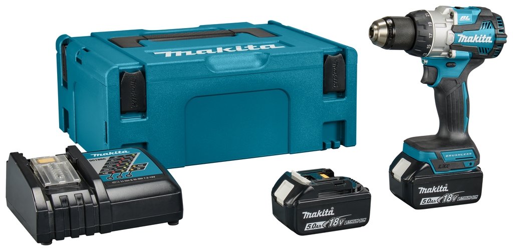 Makita DHP489RTJ Impact drill 18V 5.0Ah Li-Ion in Mbox