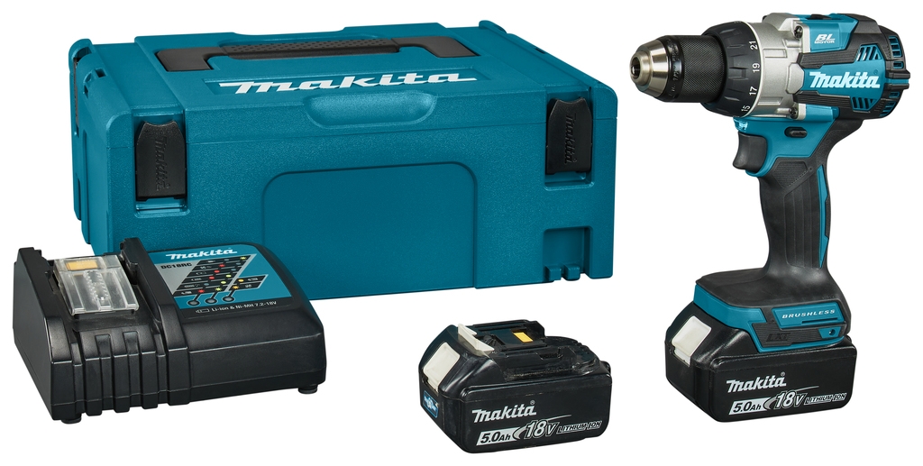 Makita DDF489RTJ cordless drill/driver 18V 5.0Ah Li-Ion in Mbox