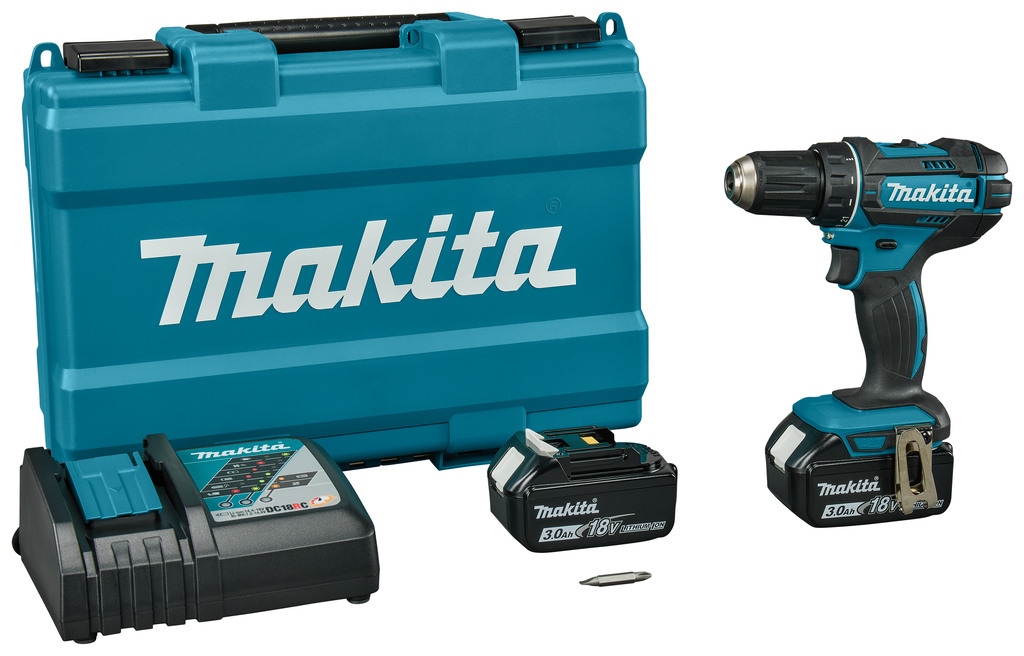 Makita DDF482RFE Cordless drill/screwdriver 18V 3.0AH Li-ion