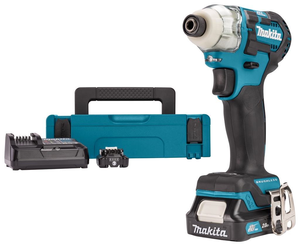 Makita TD111DSAJ Impact screwdriver 10.8V 2.0Ah Li-ion brushless in MakPac