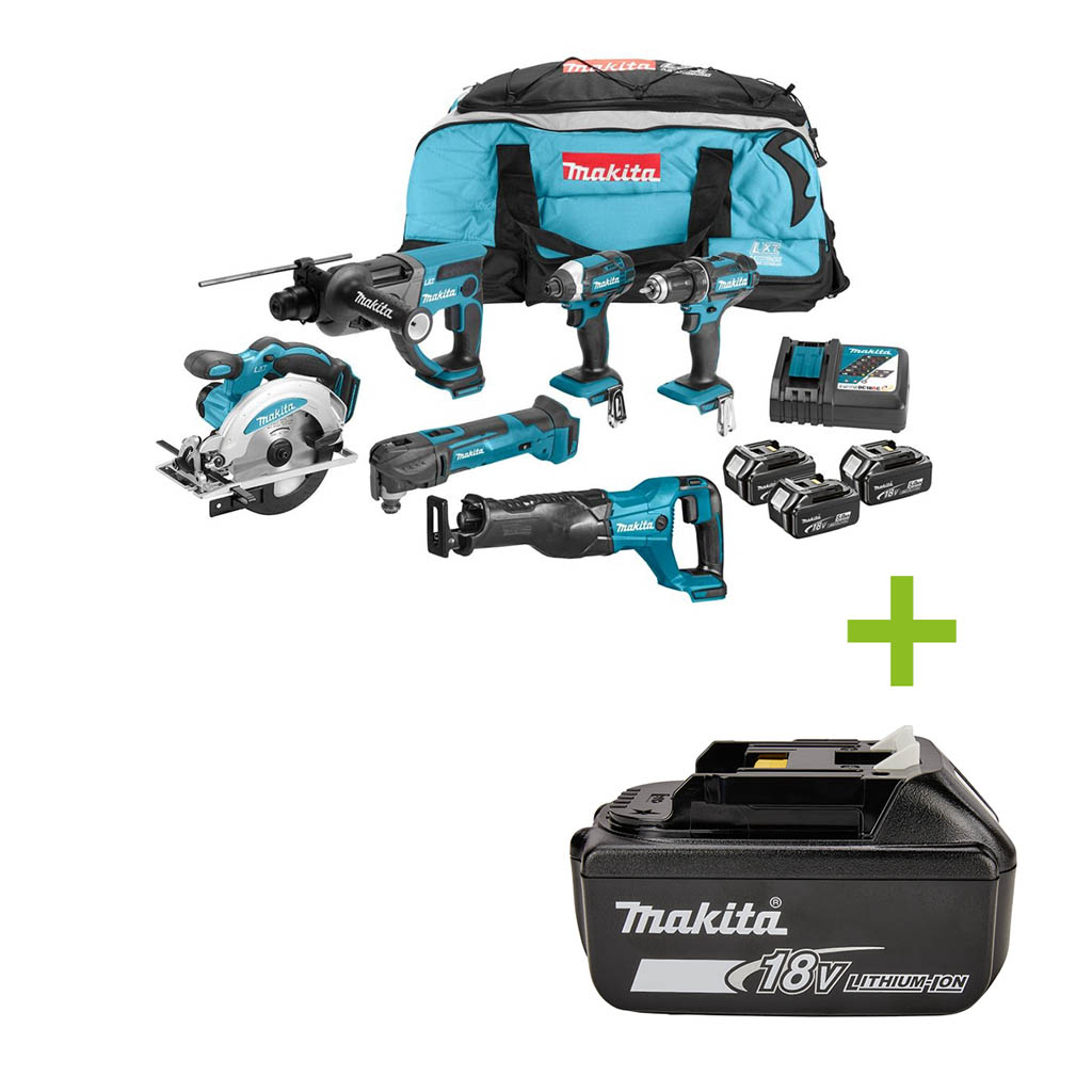 Makita DLX6038T Combo set 18V 3 x 5.0Ah