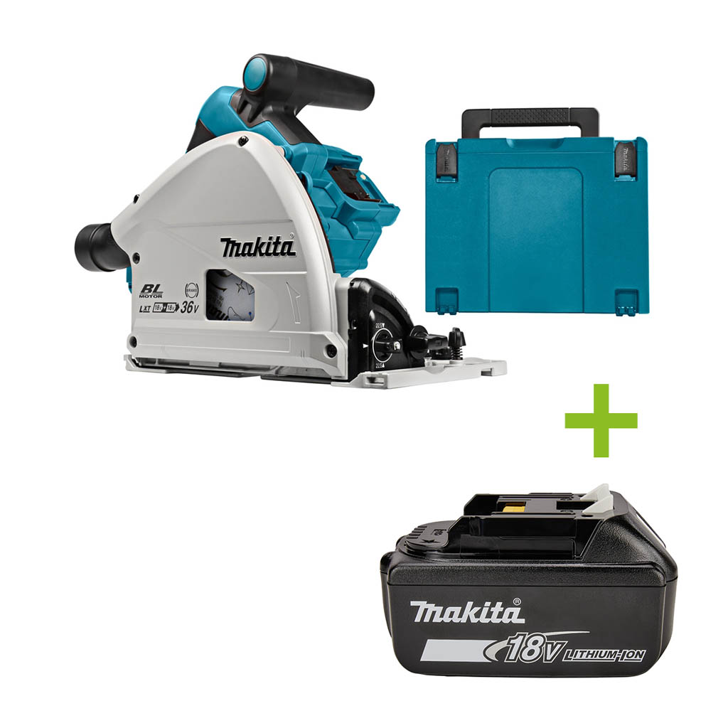Makita DSP600ZJ Cordless circular saw 2 x 18V without batteries and charger