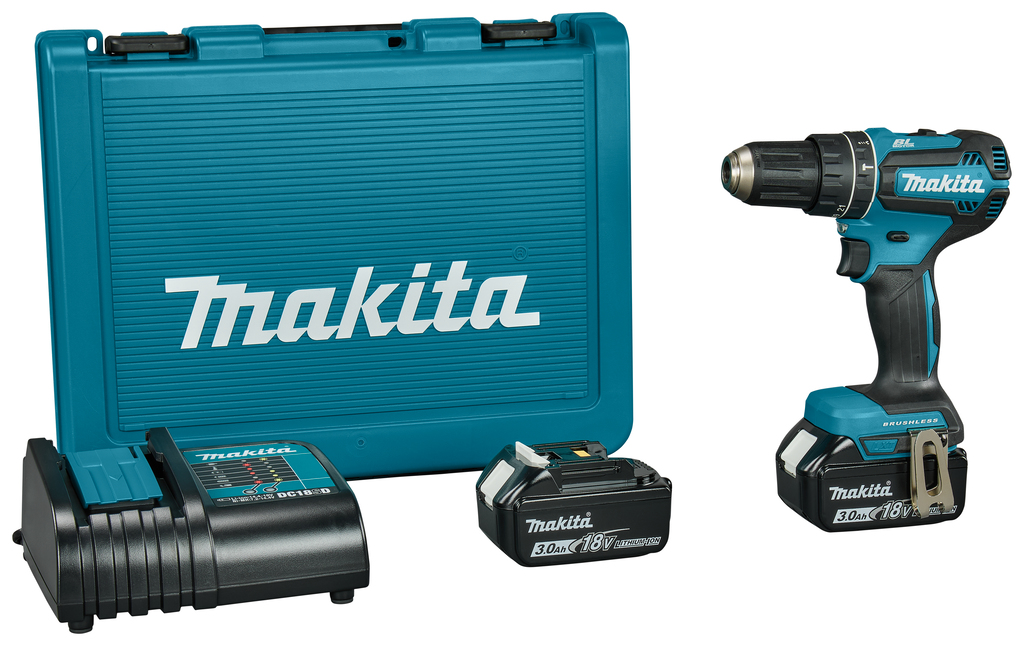 Makita DHP485SFE Impact drill/screwdriver 18V 3.0Ah Li-ion in case