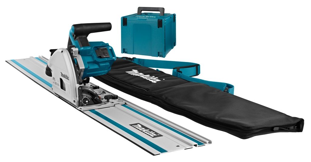 Makita DSP600ZJ2 Cordless Circular Saw 2 x 18V without batteries and charger + Guide Rail 1500mm bag