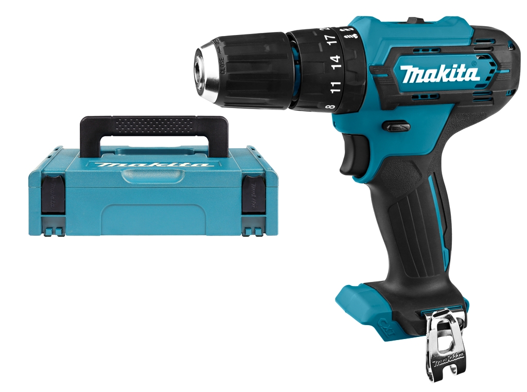 Makita HP333DZJ Impact Power Drill/Screwdriver 12 Volt max excl. batteries and charger in MakPac