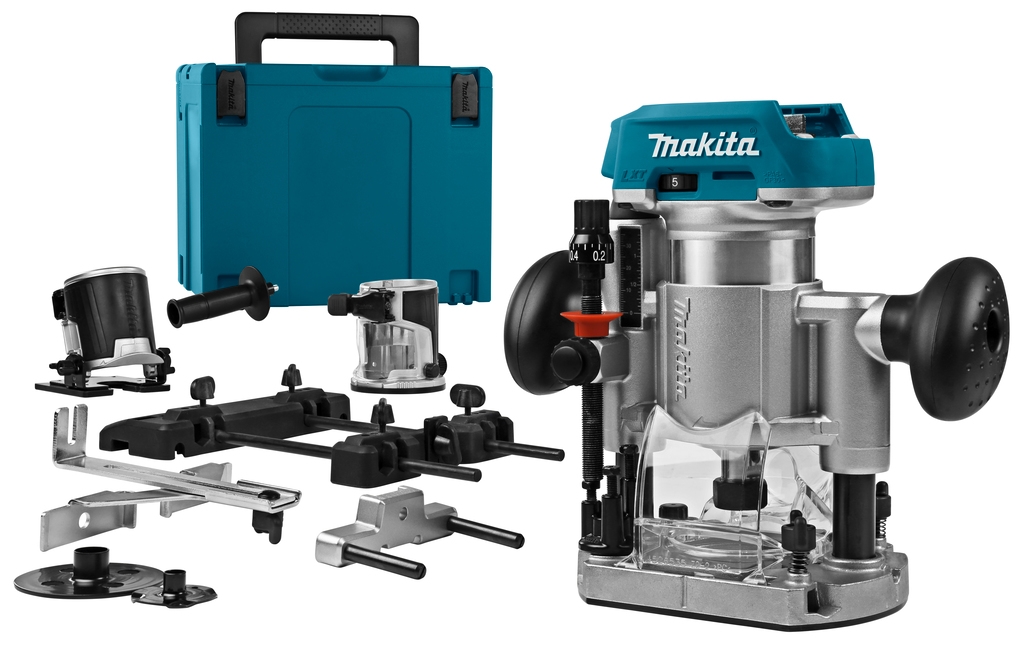 Makita DRT50ZJX9 Cordless Trimmer 18 Volt Li-ion without batteries and charger + Guide rail adapter