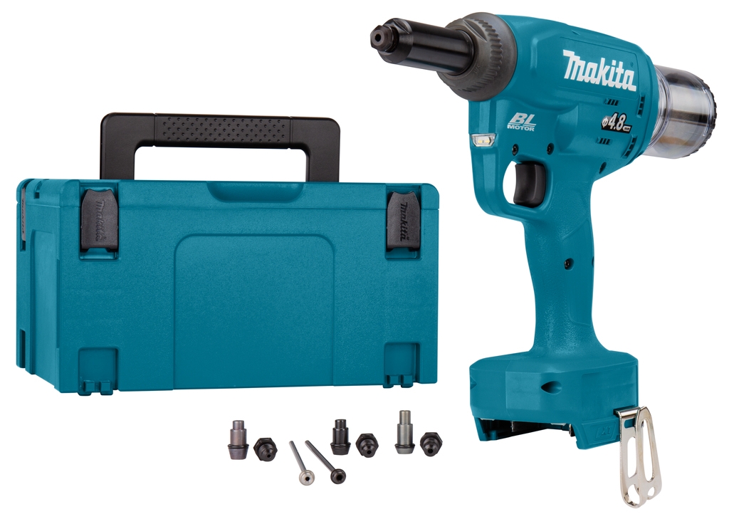Makita DRV150ZJ Cordless Blind riveter up to 5mm 18V excl. batteries and charger in MakPac