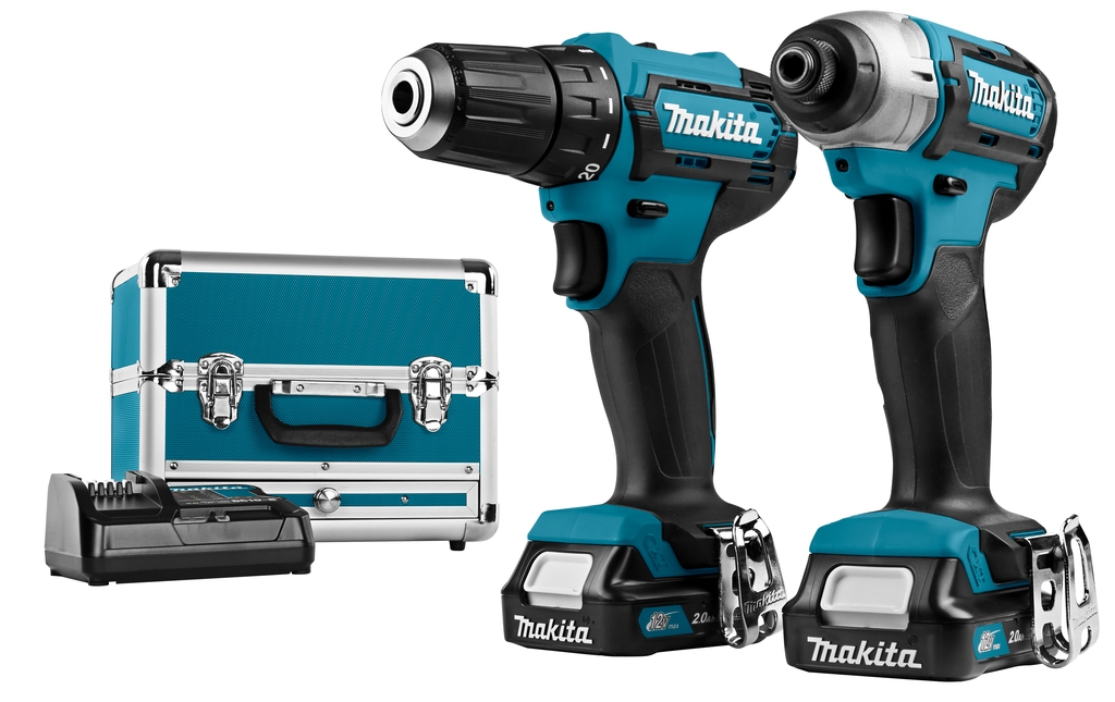 Makita CLX224SAX1 Combo set - cordless drill DF333 impact driver TD110 12V 2.0Ah Li-Ion