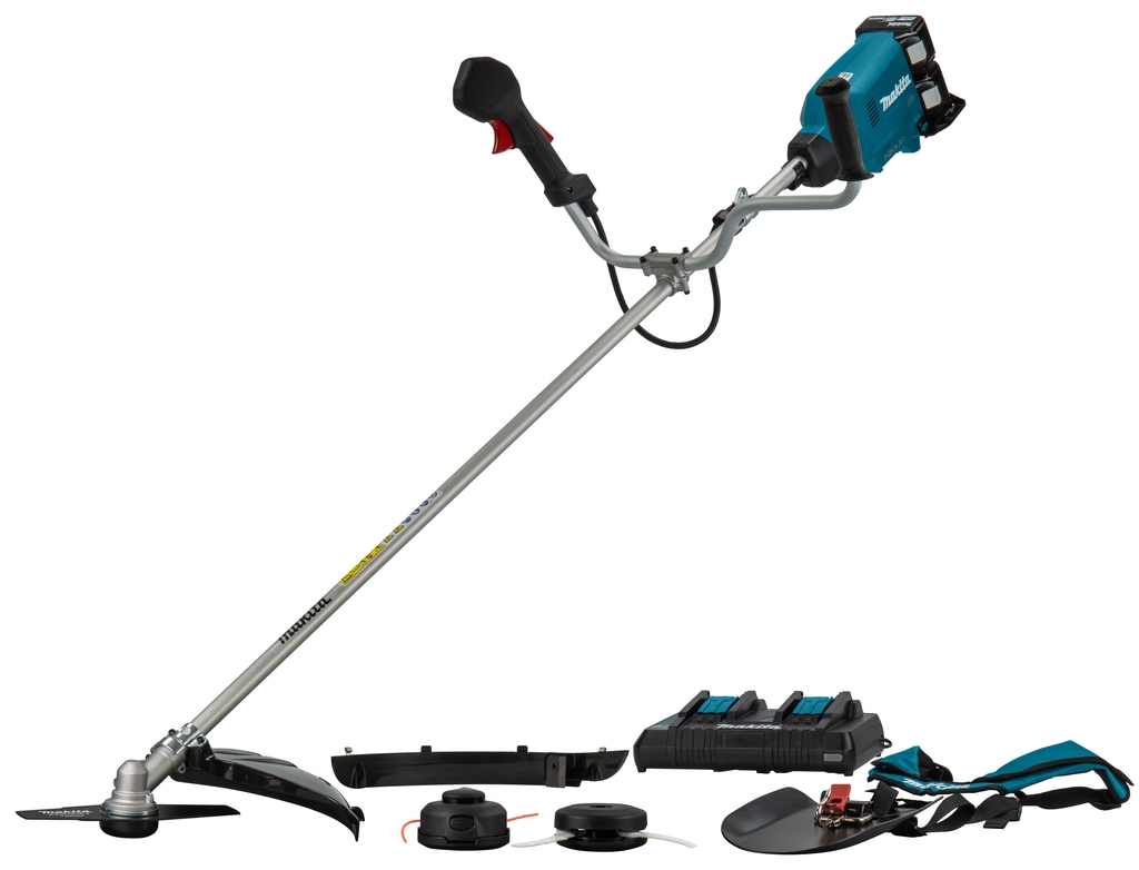 Makita DUR369APT2 Cordless brushcutter U-grip 2 x 18 Volt 5.0Ah Li-Ion