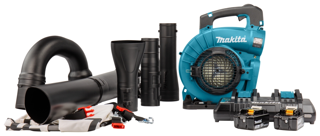 Makita DUB363PT2V 2 x 18 volt Leaf blower / vacuum cleaner 5.0Ah li-ion