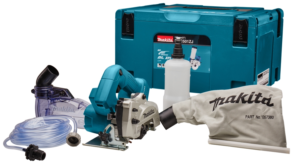 Makita DCC500ZJX6 18 V Diamond cutter dry 125 mm excl. battery and charger