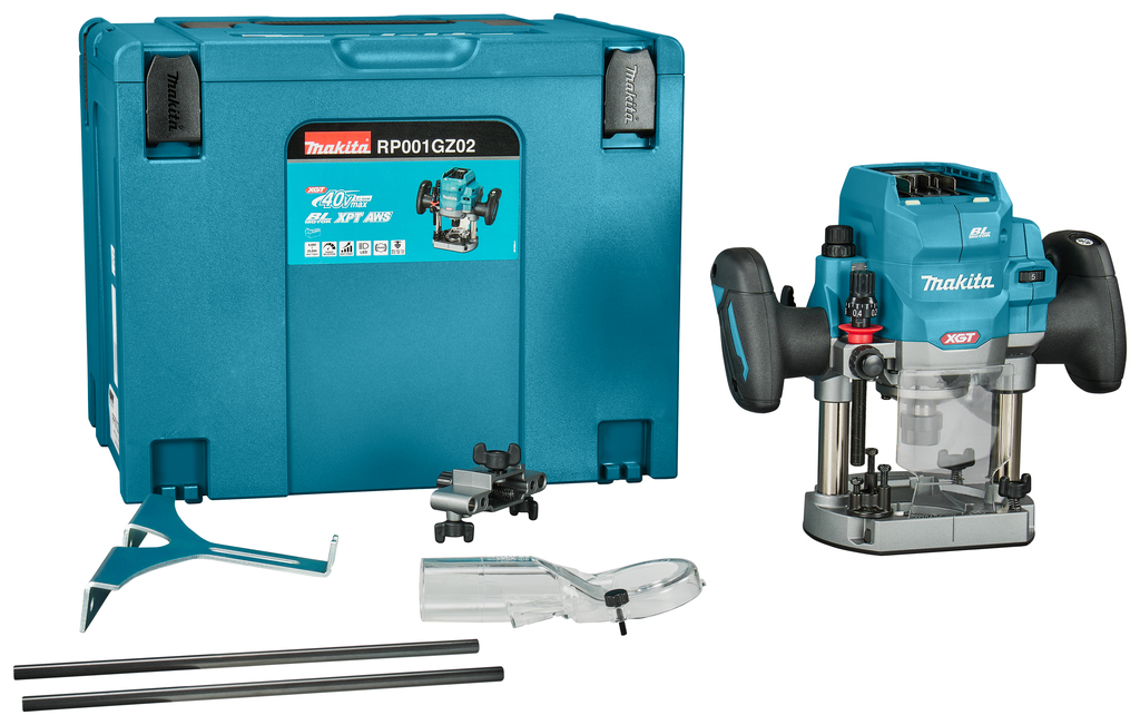 Makita RP001GZ02 Router 40V Max without batteries and charger in MBox