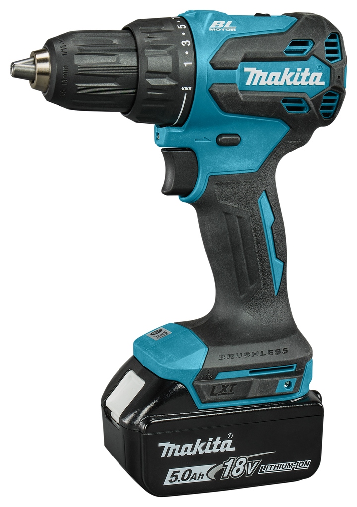 Makita DDF490RTJ LXT 18 V Drill/screwdriver incl. 2 x 5.0Ah and quick charger in Mbox