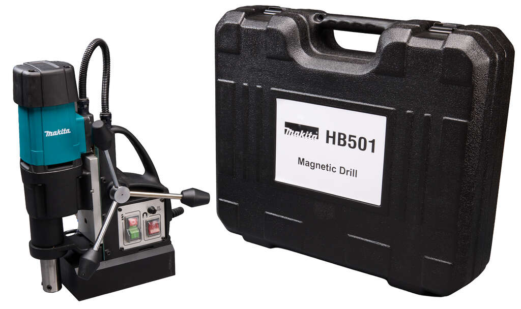 Makita HB501 50 mm 230V Magnetic Core Drill in a Case