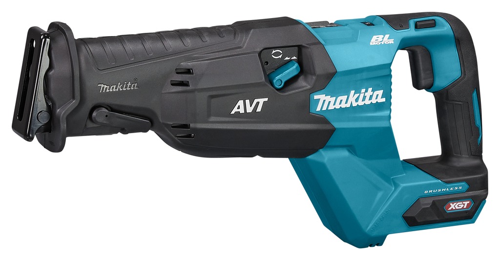 Makita JR002GU201 XGT 40V Max Accu Recipro saw incl. 2x 40V 4.0Ah batteries and quick charger in plastic case