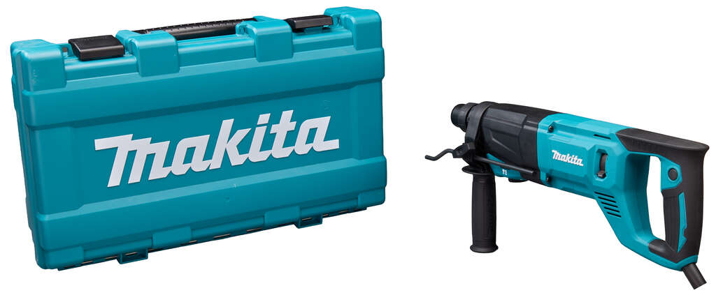 Makita HR2680 230V Combination Hammer with D-Grip in a Case