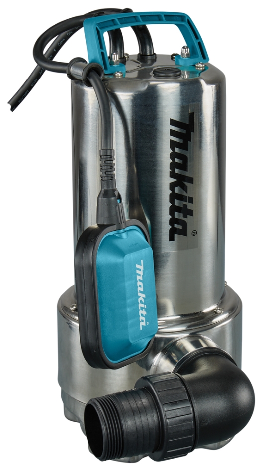 Makita PF1110 Submersible Pump for Wastewater, 230V, 15,000 L/h