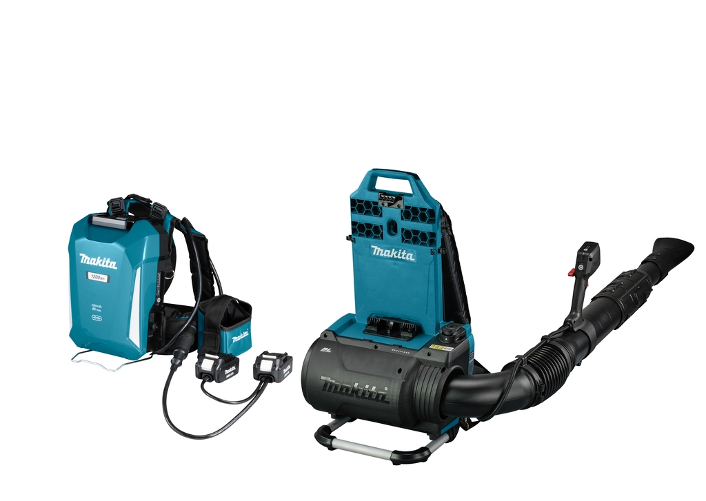 Makita UB002CZ01NX Backpack battery leaf blower 36V connector type + PDC1200 backpack