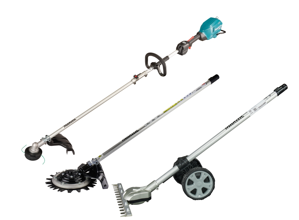 Makita UX01GZNL1 Battery Combi System D-handle 40V Max excl. batteries and charger + Brushcutter + Weed Cutter and Knife Bar attachment