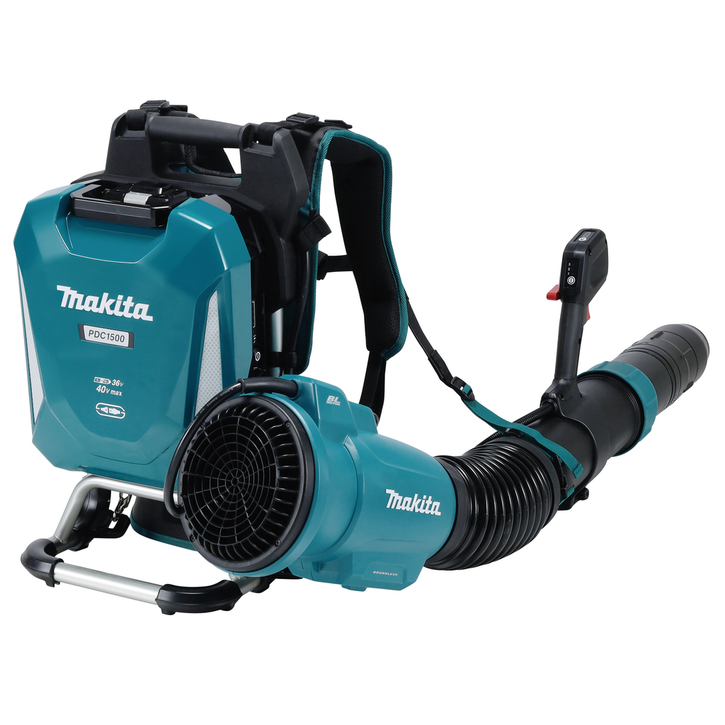 Makita UB004CZNL1 ConnectX Back Carried Leaf Blower 36 V incl. PDC1500 Back Battery