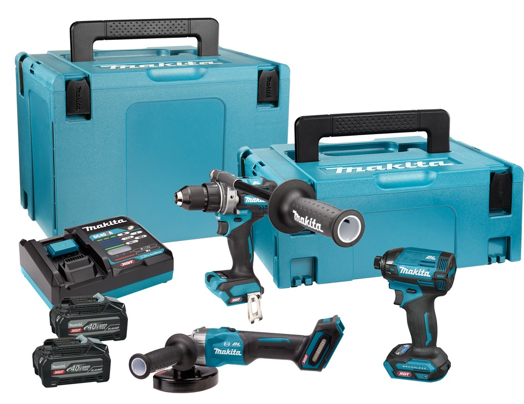 Makita DK400NX Combiset - 3 machines 40V max 4.0Ah Li-Ion in MBox