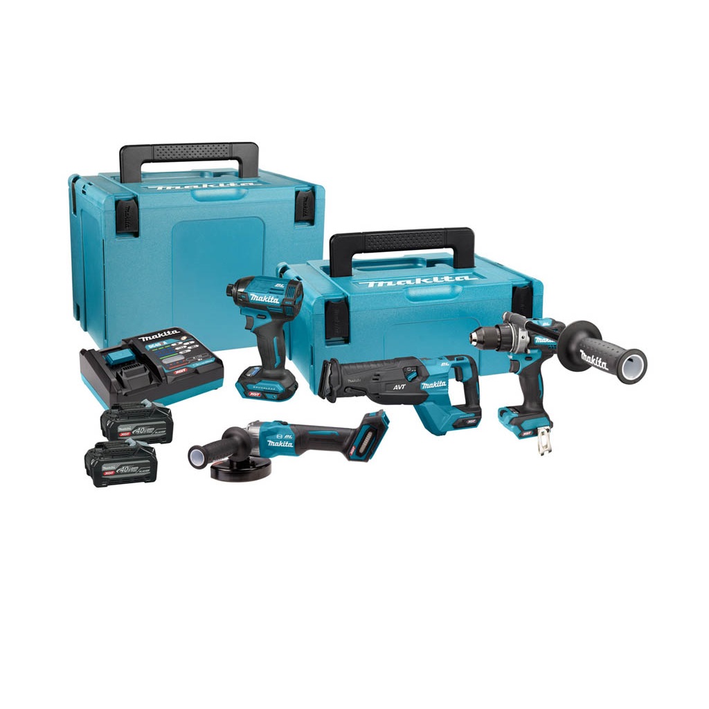 Makita DK401NX Combiset - 4 machines 40V max 4.0Ah Li-Ion in MBox