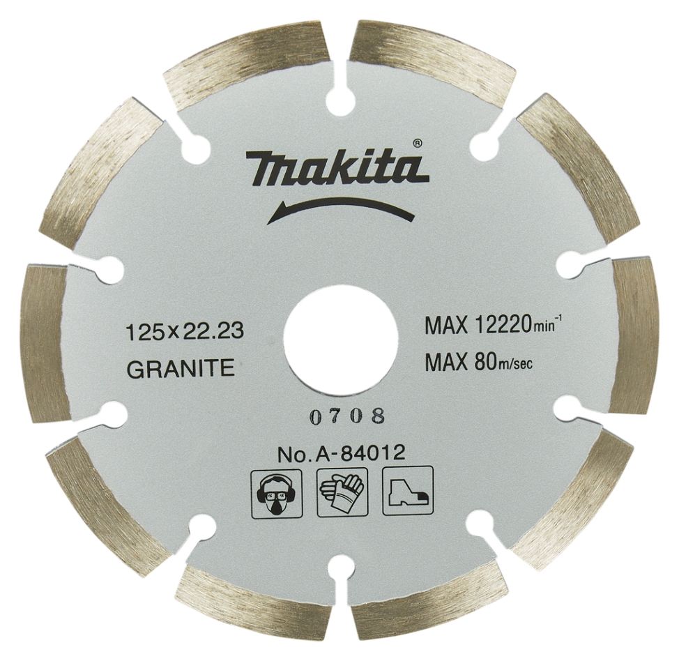 Makita Accessories A-84012 Diamond disc Segment 125 x 22.23 x 2.0 mm