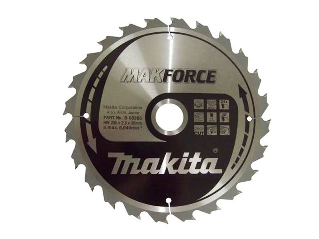 Makita Accessories B-08296 Circular saw blade Wood Makforce 160x20x2,4 24T 20G
