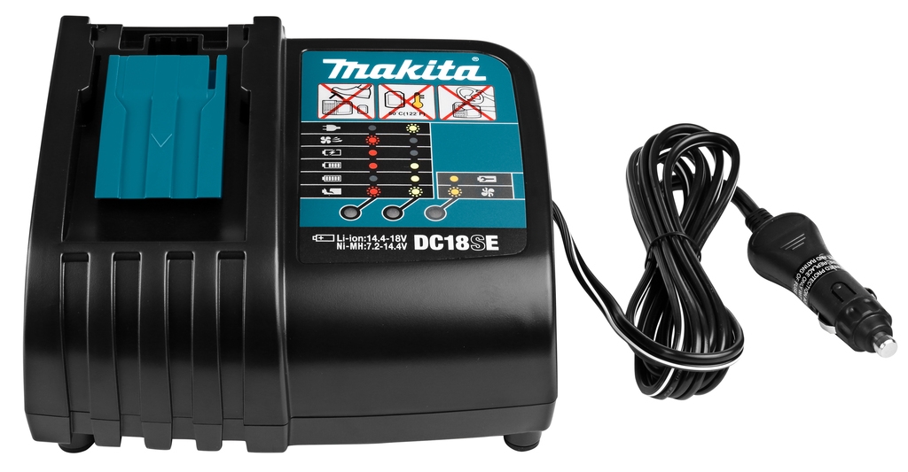 Makita Accessories 194621-9 DC18SE Car Charger 9.6-18 Volt Li-ion/Ni-MH Slide