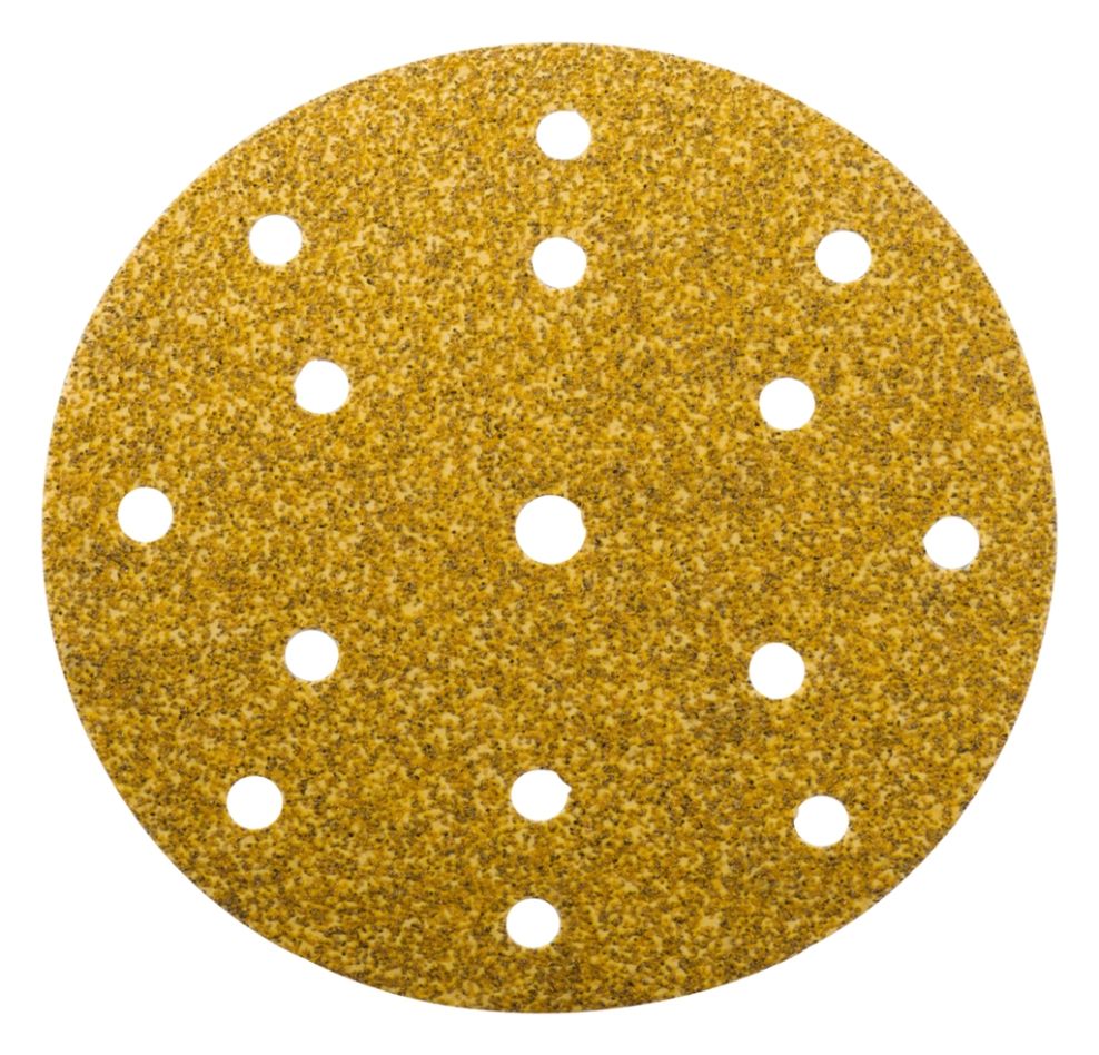 Makita Accessories B-39300 Sanding disc K40 150mm yellow 50 pieces