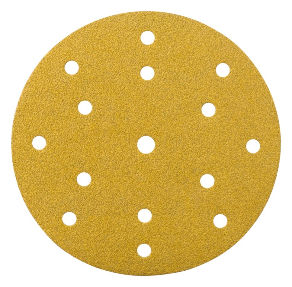 Makita Accessories B-39322 Sanding disc K80 150mm yellow 100 pieces