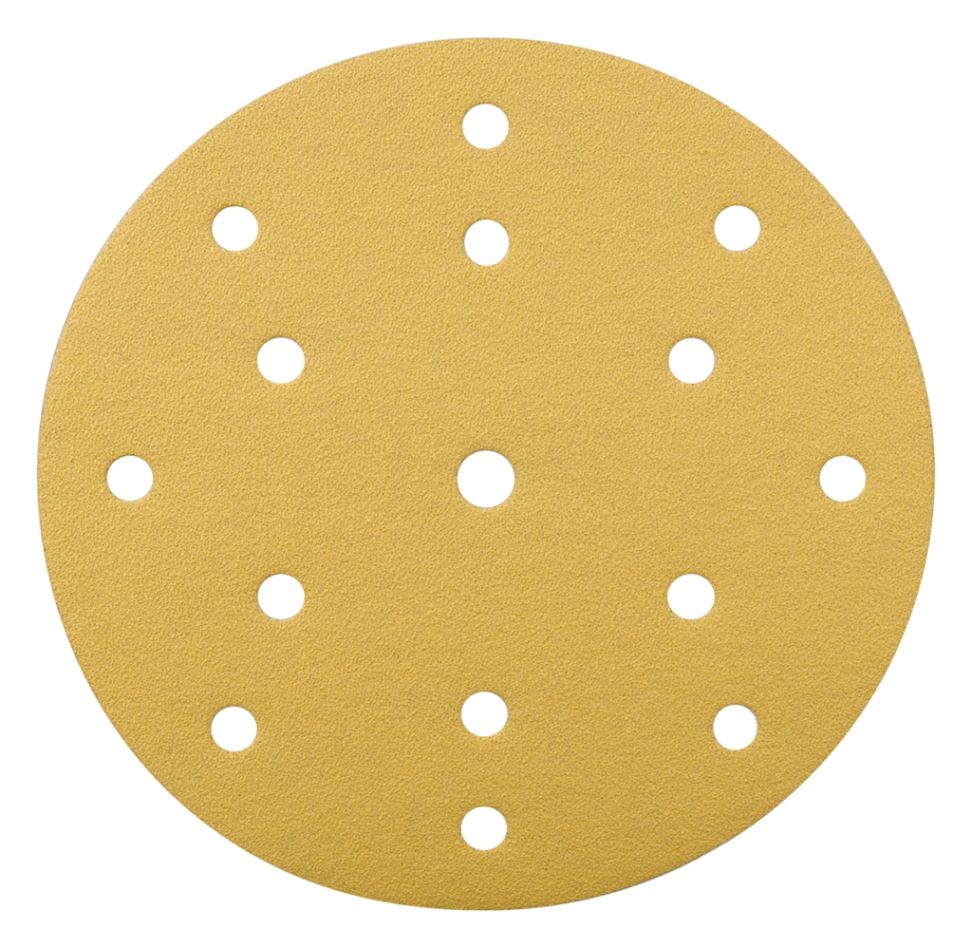 Makita Accessories B-39344 Sanding disc K120 150mm yellow 100 pieces