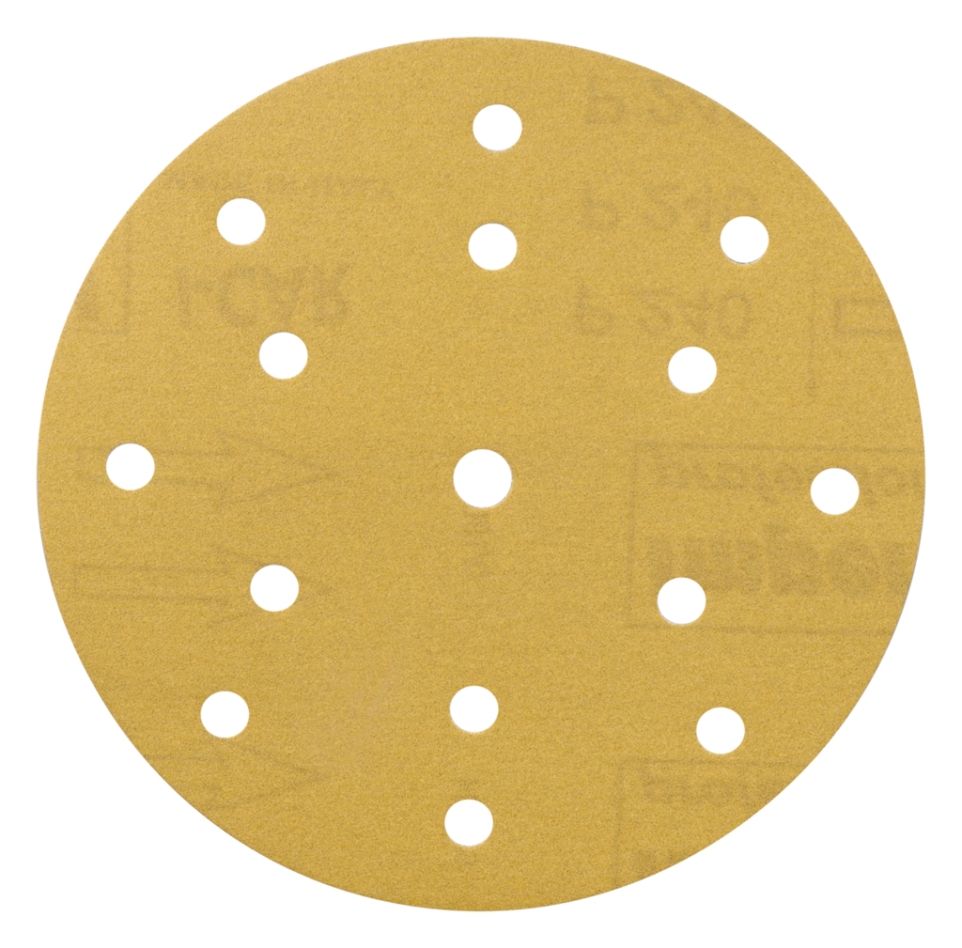 Makita Accessories B-39350 Sanding disc K240 150mm yellow 100 pieces
