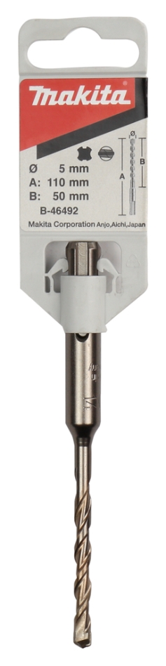 Makita Accessories B-46492 P2S SDS-PLUS drill bit 5x110mm