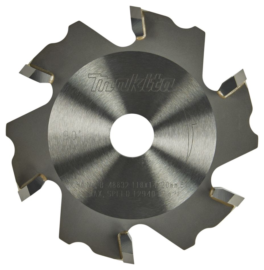 Makita Accessories B-48832 Milling blade Aluminum CA5000XJ 118x20x14 6T 5G