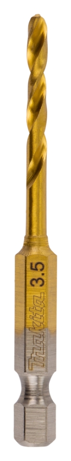 Makita Accessories B-50918 Metal drill bit HSS-Tin 3,5x70mm