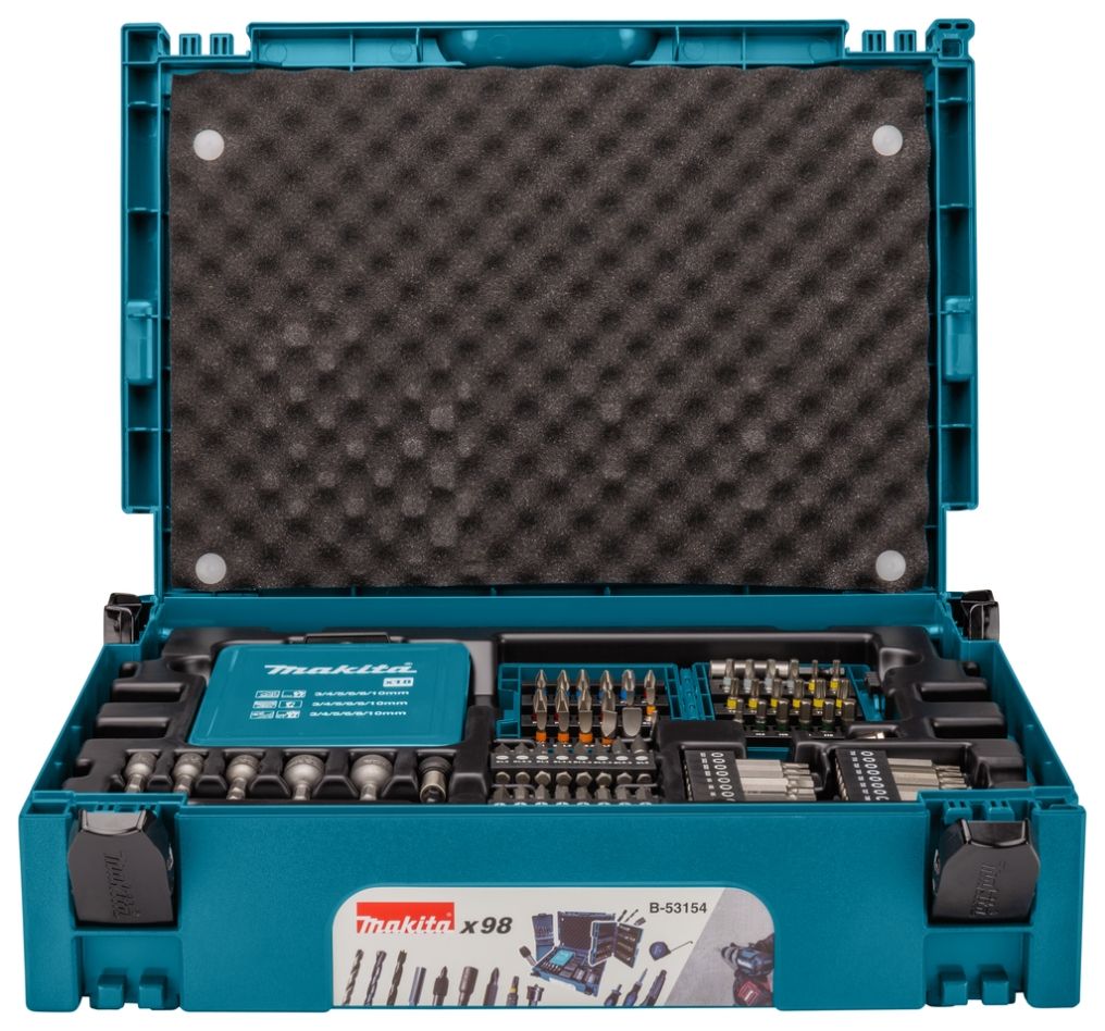 Makita Accessories B-53154 Drill/screw bit set 98-piece in MakPac1