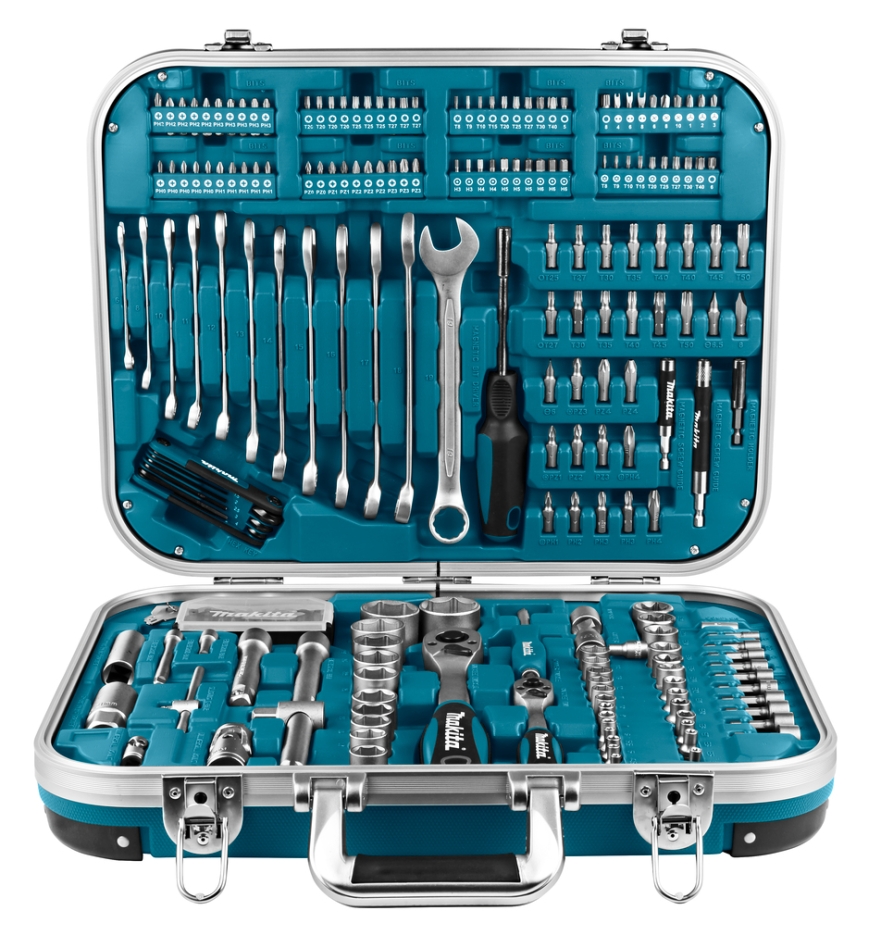 Makita Accessories P-90532 Hand tool set 227-piece in case