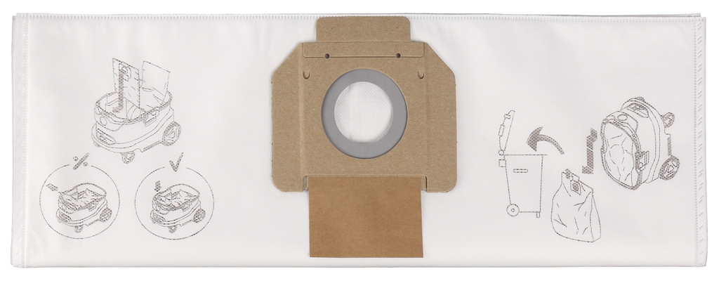 Makita Accessories W107418353 Fleece dust bag 5 pieces for VC4210L/M