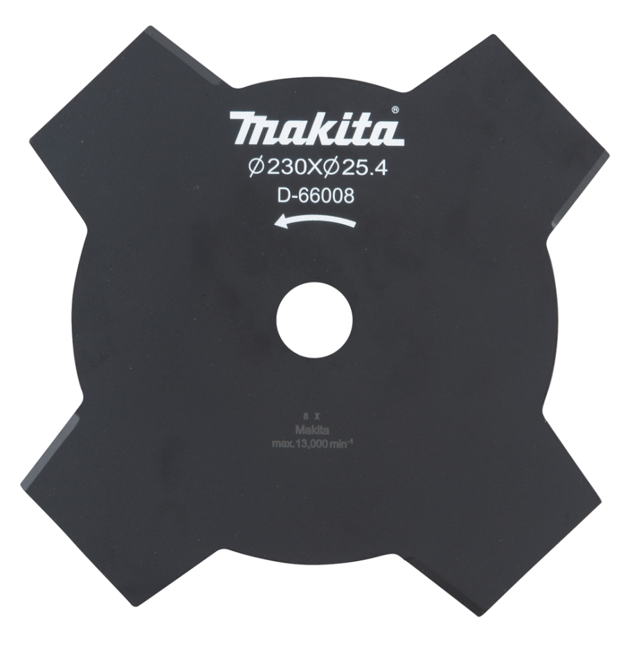 Makita Accessories D-66008 Brushcutter blade 230 x 4T x 25,4