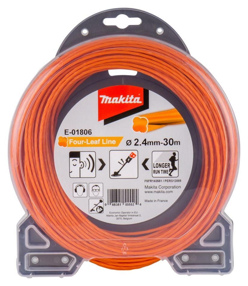Makita Accessories E-01806 Cutting Wire 2.4 x 30 Meters Orange