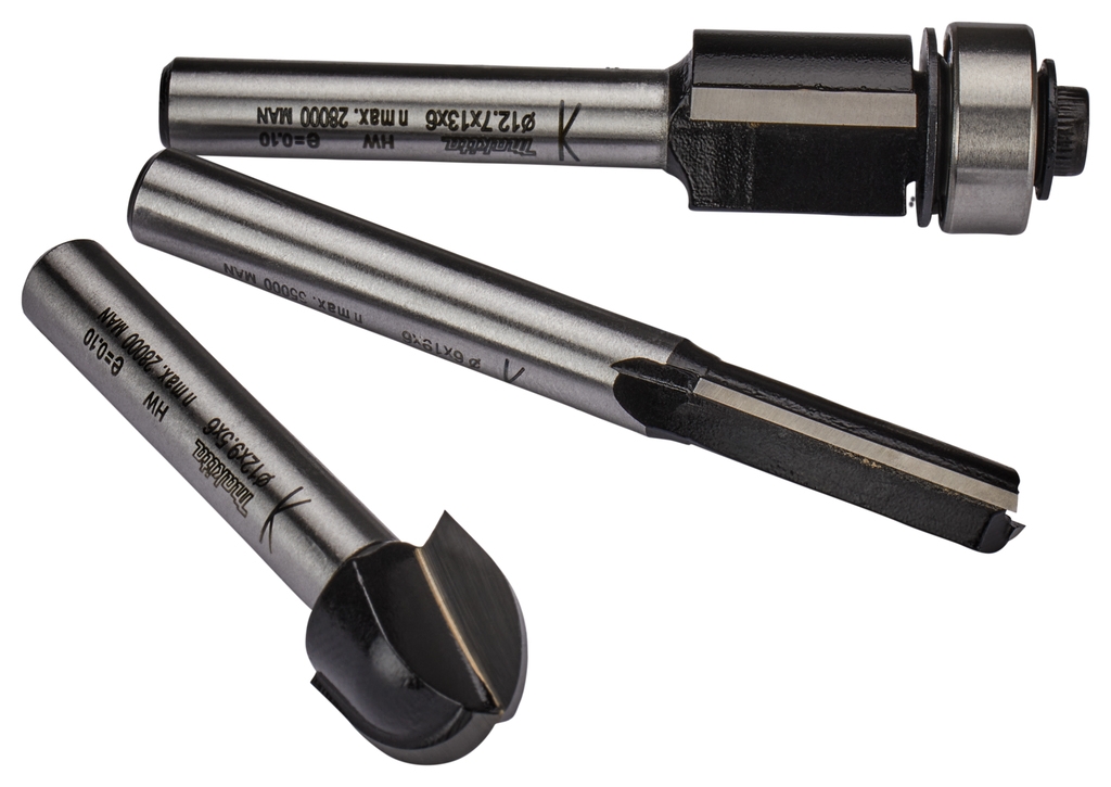 Makita Accessories D-70459 router set 6mm 3-piece