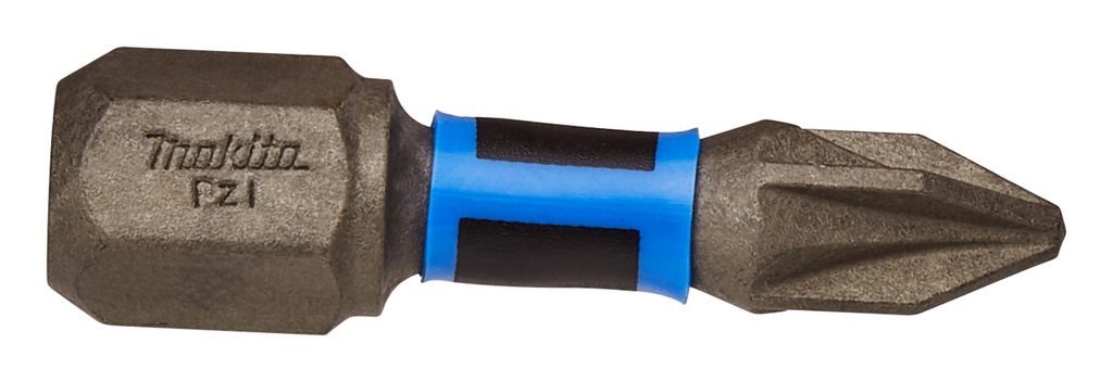 Makita Accessories E-03165 Impact Screw bit PZ1x25mm XTT Impact Premier Per 2 pcs.