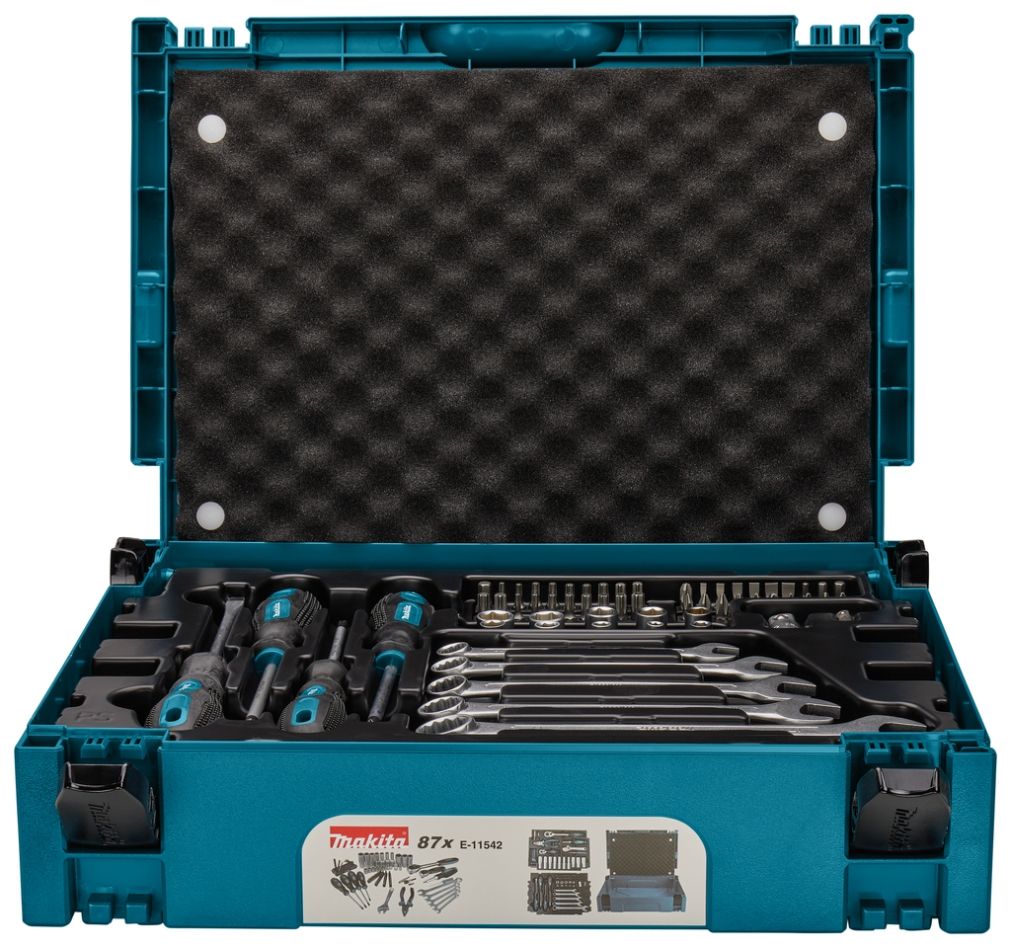 Makita Accessories E-11542 Hand tool set 87-piece in MBox1