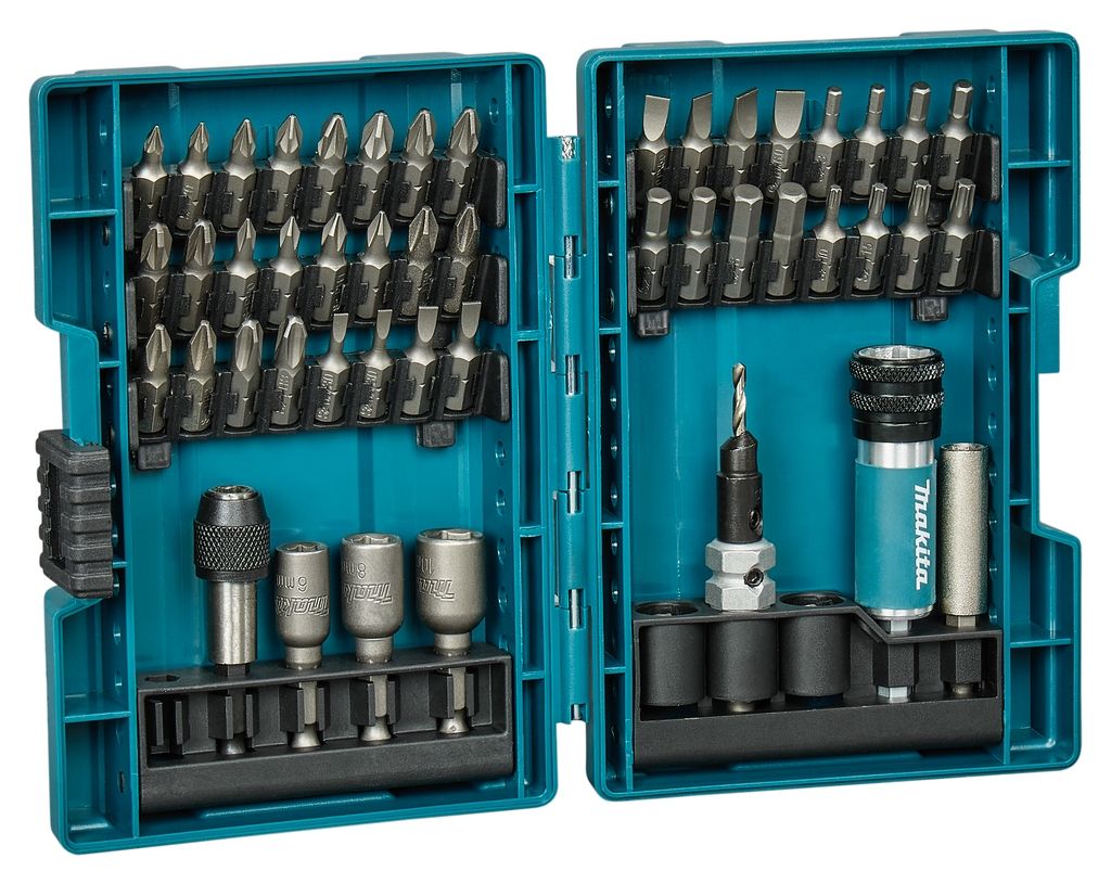 Makita Accessories D-73461 Drill/screw bit set Quad Driver 47-piece