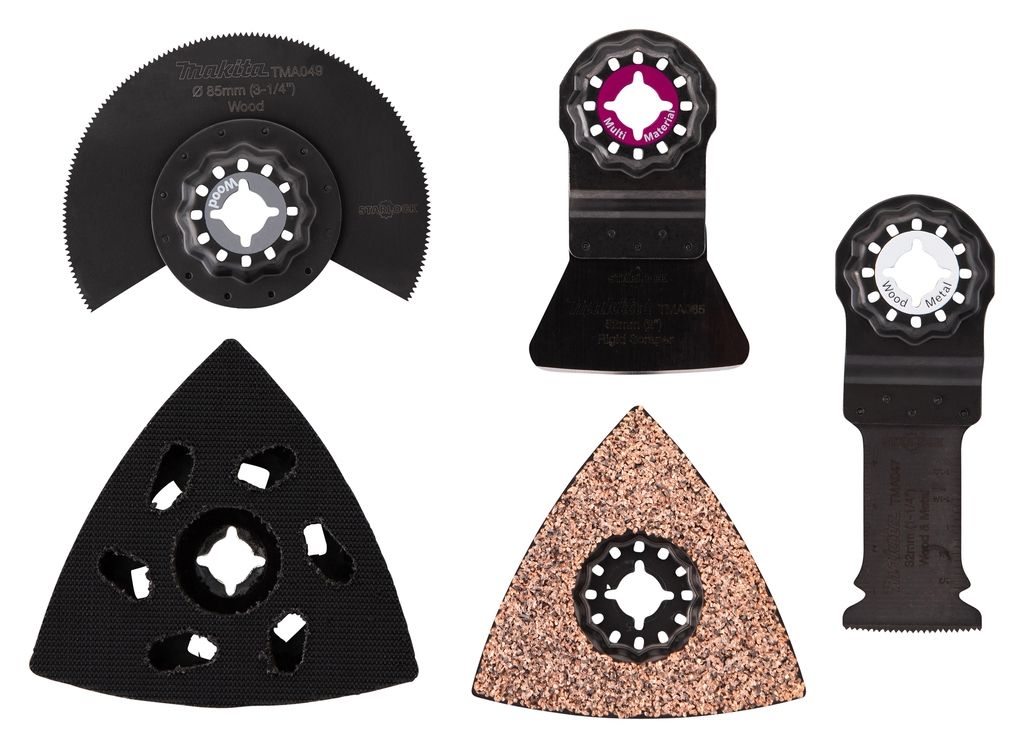 Makita Accessories E-16994 Renovation Kit Multitool 5-Piece