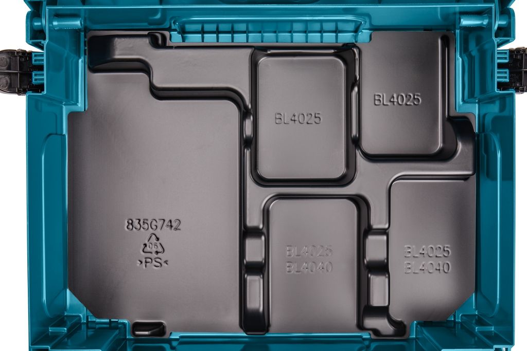 Makita Accessories 835G74-2 Case insert/inlay starter set battery/charger XGT