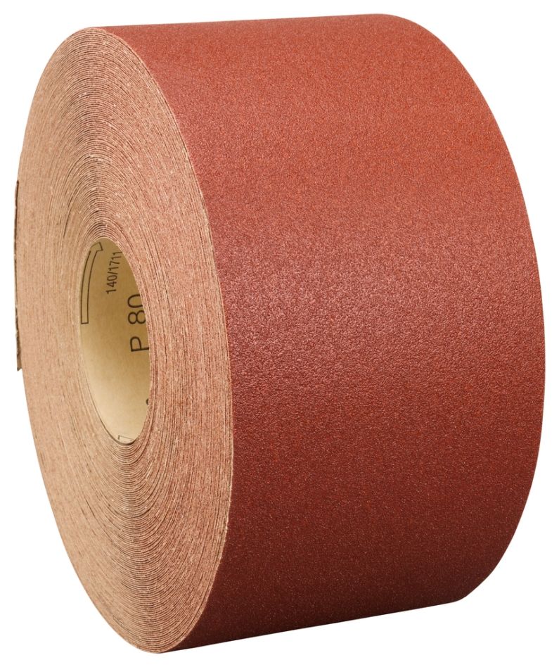 Makita Accessories P-38211 Sandpaper roll 120mm x 50 mtr. Grain 80 RED