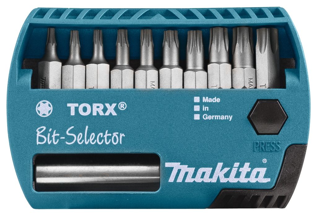 Makita Accessories P-53768 Screw bit set 11 pcs "TORX".
