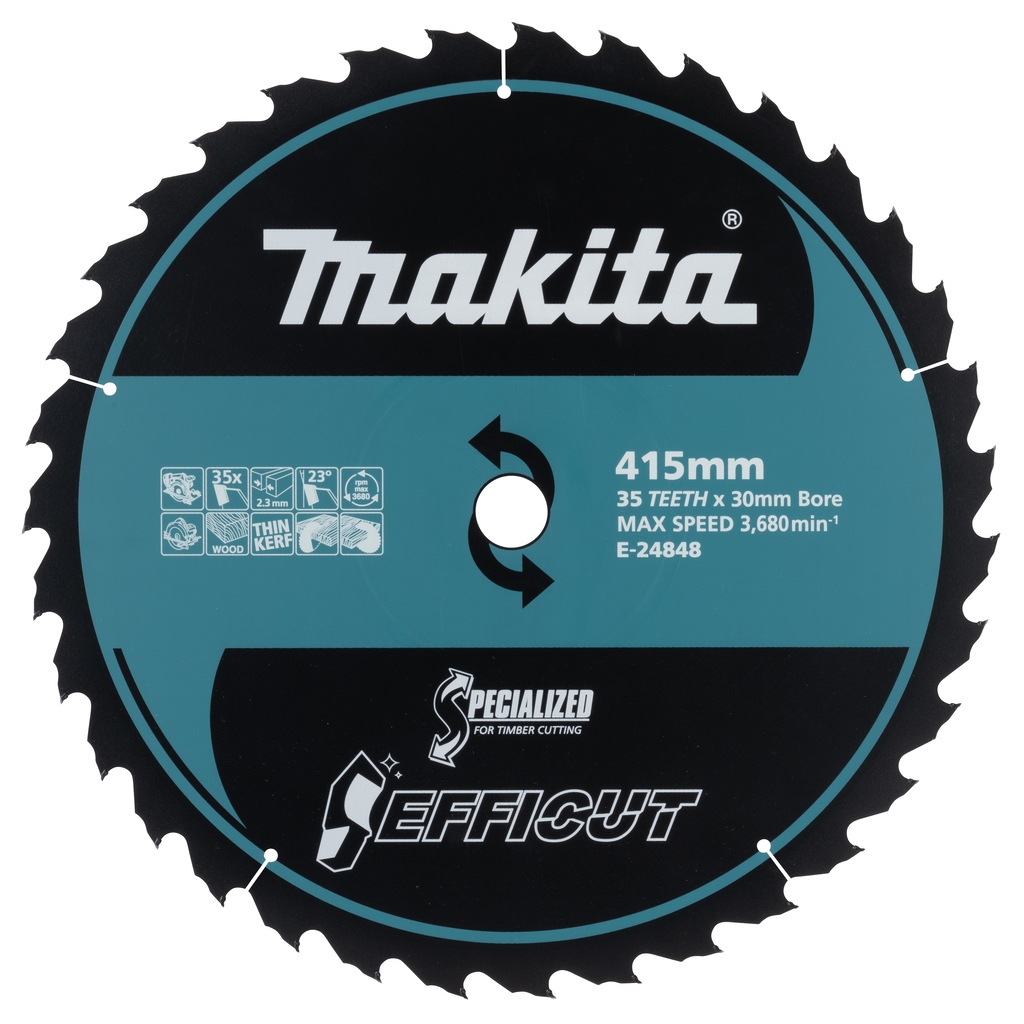 Makita Accessories E-24848 Circular saw blade Wood Efficut 415x30x2,3 35T 23g